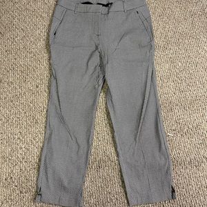 Lane Bryant sz 16 black and white ankle dress pant.